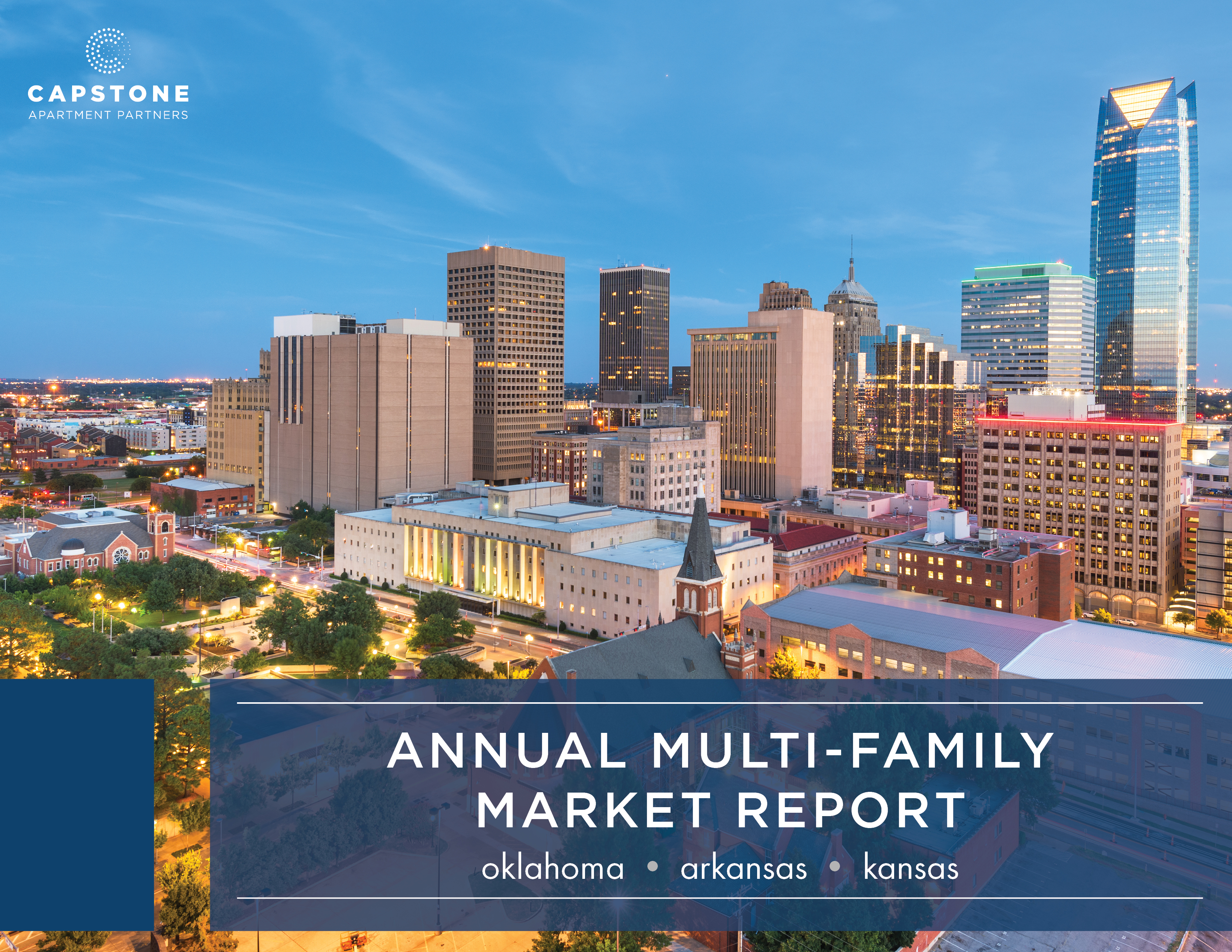 Market report cover for Oklahoma, Arkansas and Kansas