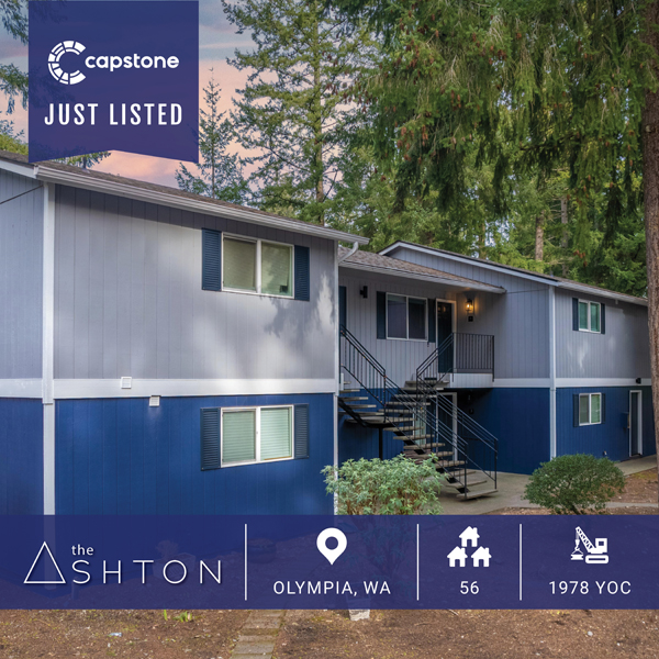 New Offering: 56-Unit Apartment Community | Olympia, WA - Capstone Companies | Nationwide Leader in Multi-Housing Investment