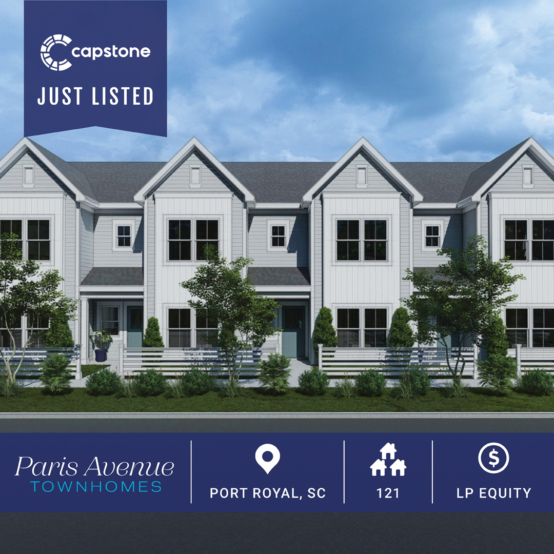 New Offering: Build-To-Rent LP Investment Opportunity | Coastal South Carolina